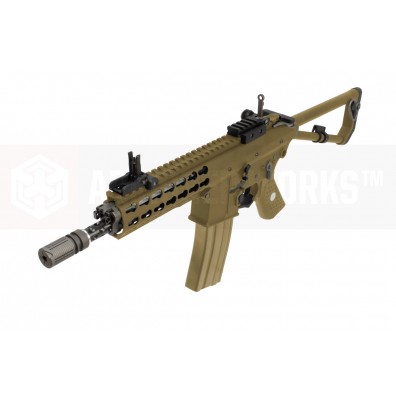 EMG / Knights Armament Airsoft PDW M2 Compact Gas Blowback Rifle (Tan)