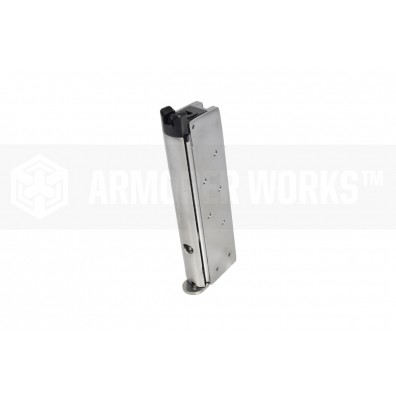NEMG02 1911 Single Stack Gas Magazine For Gel Ball (Silver)