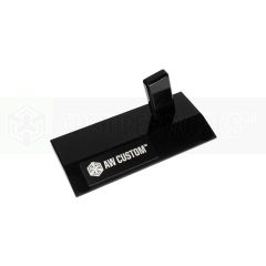 AW Custom™ Toughened SGA Acrylic Pistol Display Stand (Single Stack) - Black
