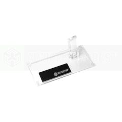 AW Custom™ Toughened SGA Acrylic Pistol Display Stand (Single Stack) - Clear