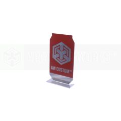 AW Custom™ Practical Shooting Popper Target Plate (Red)