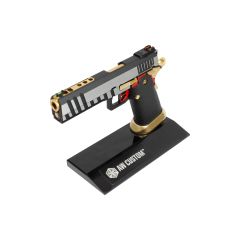 AW Custom Toughened SGA Acrylic Pistol Display Stand (Double Stack) - Black