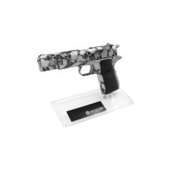 AW Custom™ Toughened SGA Acrylic Pistol Display Stand (Single Stack) - Clear